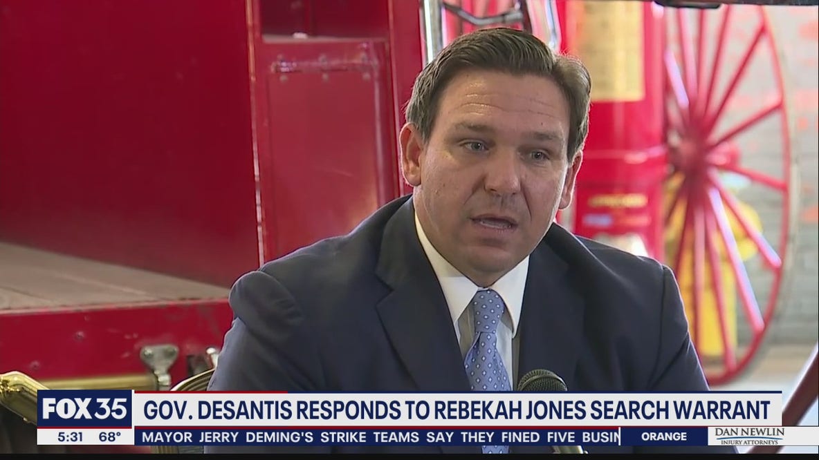 Gov. DeSantis addresses FDLE search at home of Rebekah Jones